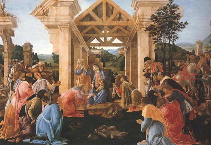 Sandro Botticelli Adoration of the Magi (mk36) oil painting image